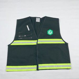 ML Kishigo 4702 Series Black Incident Command Safety Vests Mens XL Made in USA